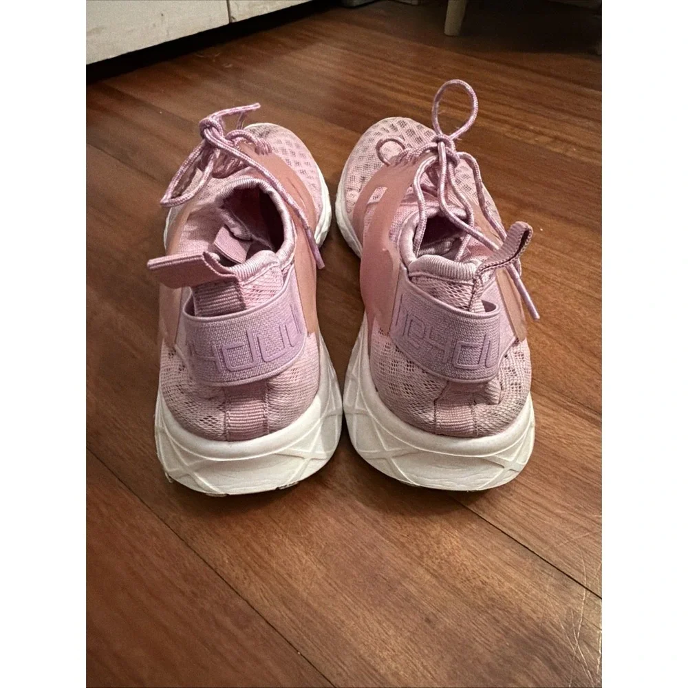 HEY DUDE Mistrall Mesh Sneakers Women's Lace Up Casual Size 10 Lilac Shoes